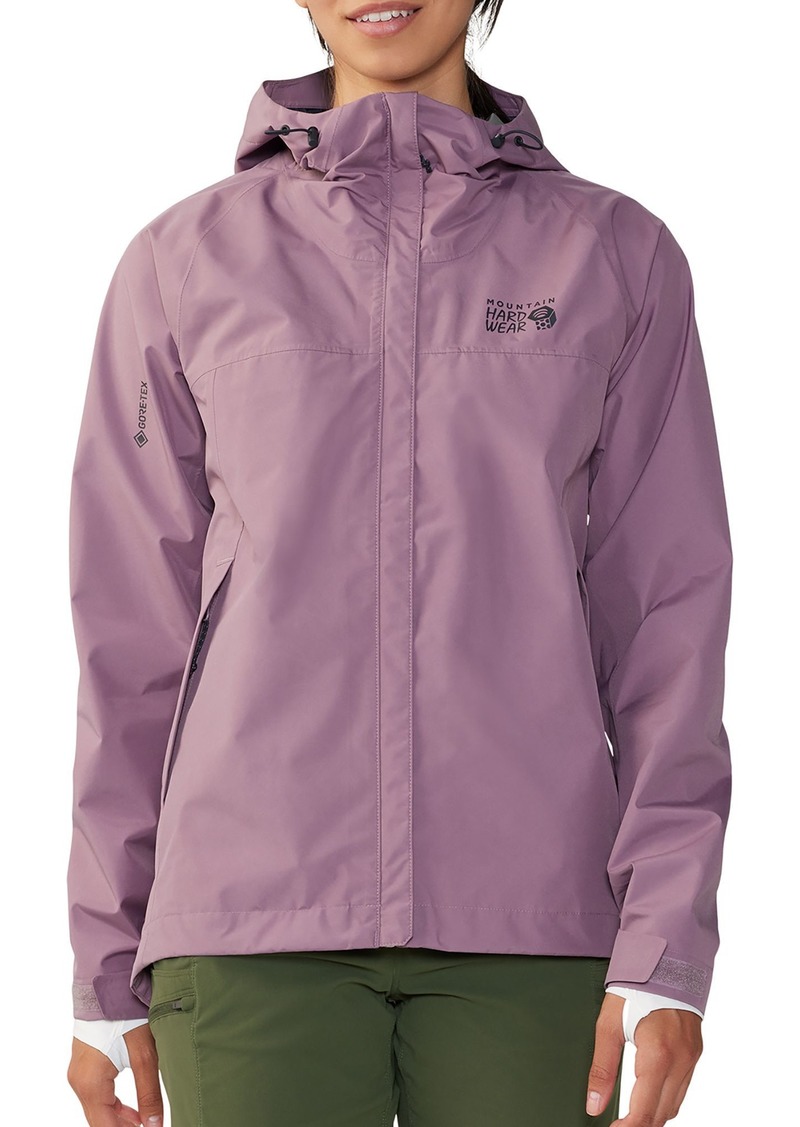 Mountain Hardwear Women's Exposure/2 Gore Tex Paclite Jacket, Large, Dark Daze