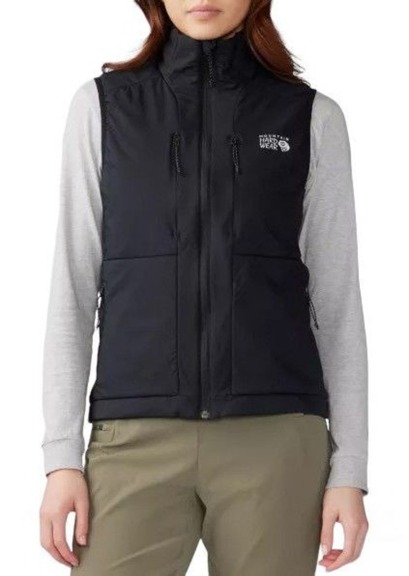 Mountain Hardwear Women's Kor AirShell Warm Vest, Small, Black