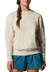 Mountain Hardwear Women's Logo Pullover Crew Sweatshirt, XL, Black