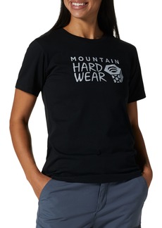 Mountain Hardwear Women's MHW Logo Short Sleeve Shirt, Large, Black