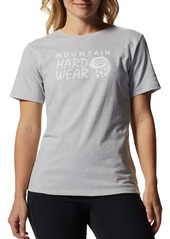 Mountain Hardwear Women's MHW Logo Short Sleeve Shirt, Large, Black