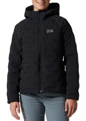 Mountain Hardwear Women's Stretchdown Hooded Jacket, XS, Black