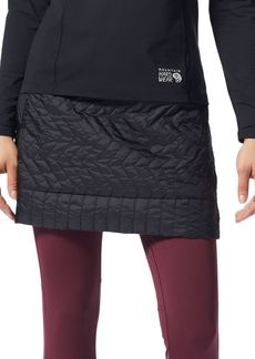 Mountain Hardwear Women's Trekkin Insulated Mini Skirt, Large, Black