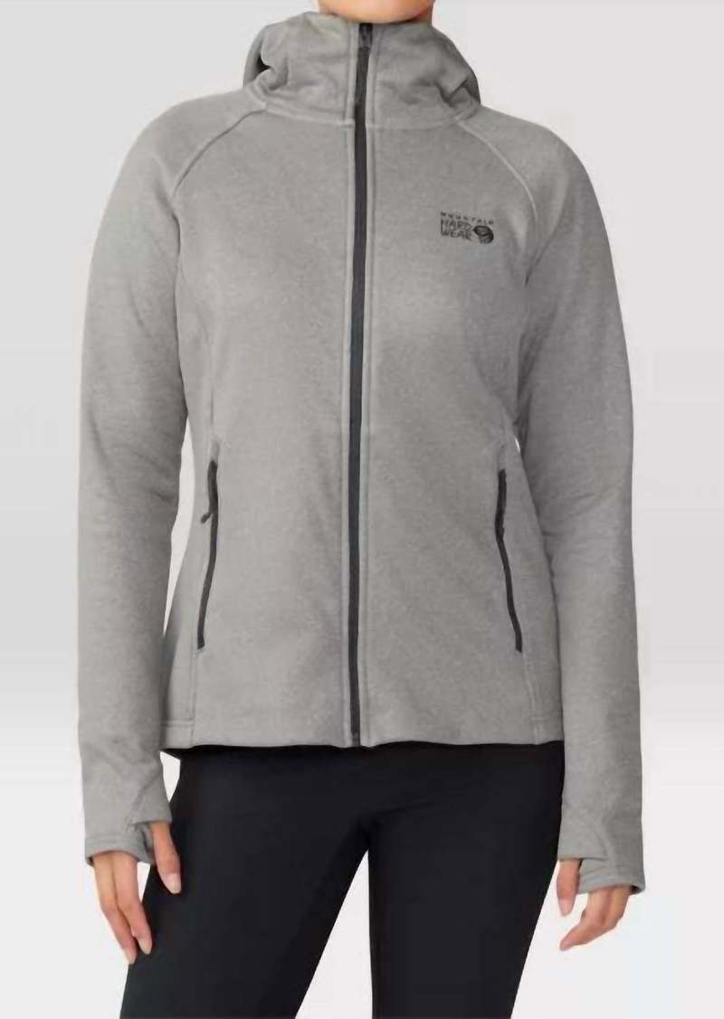 Mountain Hardwear Women's Sendura Hoody Jacket In Foil Grey Heather