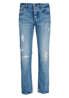 Moussy Aberdeen Distressed Taper Jeans