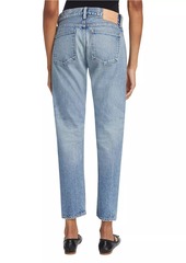 Moussy Arden Low-Rise Tapered Jeans