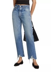 Moussy Aripeka Mid-Rise Wide Straight-Leg Jeans