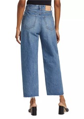 Moussy Cloverhill High-Rise Wide-Leg Crop Jeans