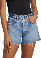 Moussy Dalemere Denim Cutoff Shorts