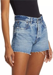 Moussy Dalemere Denim Cutoff Shorts