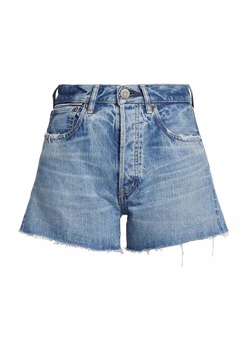 Moussy Dalemere Denim Cutoff Shorts