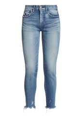 Moussy Diana Distressed Skinny Crop Jeans