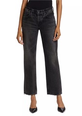 Moussy Iona Low-Rise Straight-Leg Jeans