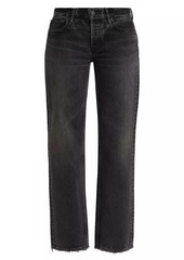 Moussy Iona Low-Rise Straight-Leg Jeans