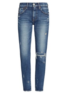 Moussy Lenwood Distressed Stretch Skinny Ankle Jeans