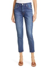 MOUSSY Cameron Ankle Skinny Jeans in Dark Blue at Nordstrom