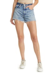 MOUSSY Fairlawn High Waist Cutoff Denim Shorts