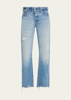 MOUSSY VINTAGE Colemont Straight Distressed Jeans