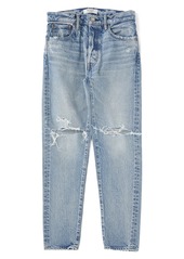 MOUSSY VINTAGE Humphreys Tapered Distressed Rigid Jeans in Blue at Nordstrom Rack