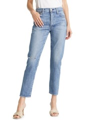 MOUSSY VINTAGE Julian High Waist Tapered Jeans in Light Blue at Nordstrom