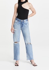 MOUSSY VINTAGE MV Odessa Wide Straight Jeans