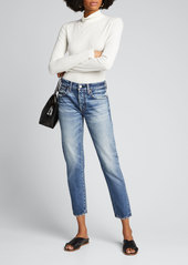 MOUSSY VINTAGE Vienna Tapered Mid-Rise Jeans