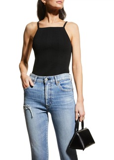 Moussy Packed Neck Cami In Black