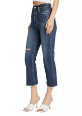 Moussy Rhode High-Rise Flared Leg Jeans