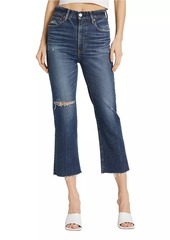 Moussy Rhode High-Rise Flared Leg Jeans