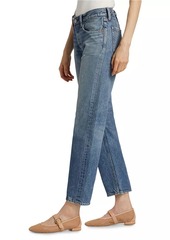 Moussy Trigg Low-Rise Straight-Leg Jeans