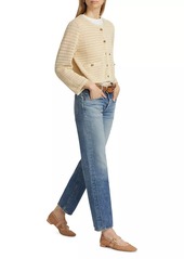 Moussy Trigg Low-Rise Straight-Leg Jeans