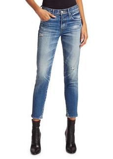 Moussy Velma Mid-Rise Ankle Crop Skinny Jeans