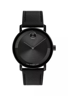 Movado 40MM Bold Evolution Leather Watch