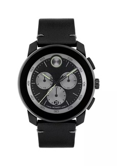 Movado ​44MM Bold TR90 Leather Watch