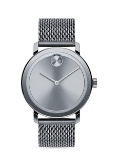 Movado BOLD Evolution Ionic Plated Grey Steel Bracelet Watch