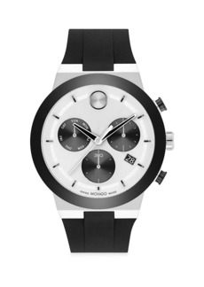 Movado Bold Fusion Silicone Strap Chronograph Watch