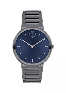 Movado Bold Horizon Stainless Steel Bracelet Watch/40MM