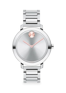 Movado Bold Ion-Plated Stainless Steel Bracelet Watch