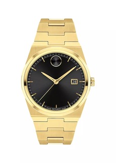 Movado Bold Quest Goldtone Stainless Steel Bracelet Watch/40MM