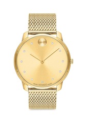 Movado Bold Thin Ionic Light Gold-Plated Steel Bracelet Watch