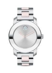 Movado BOLD Ceramic & Stainless Steel Bracelet Watch, 36mm