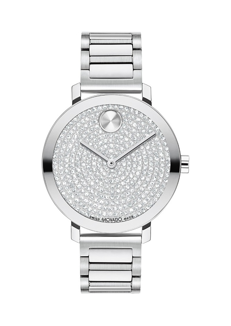 Movado Bold Evolution 2.0 Crystal Dial Watch, 34mm