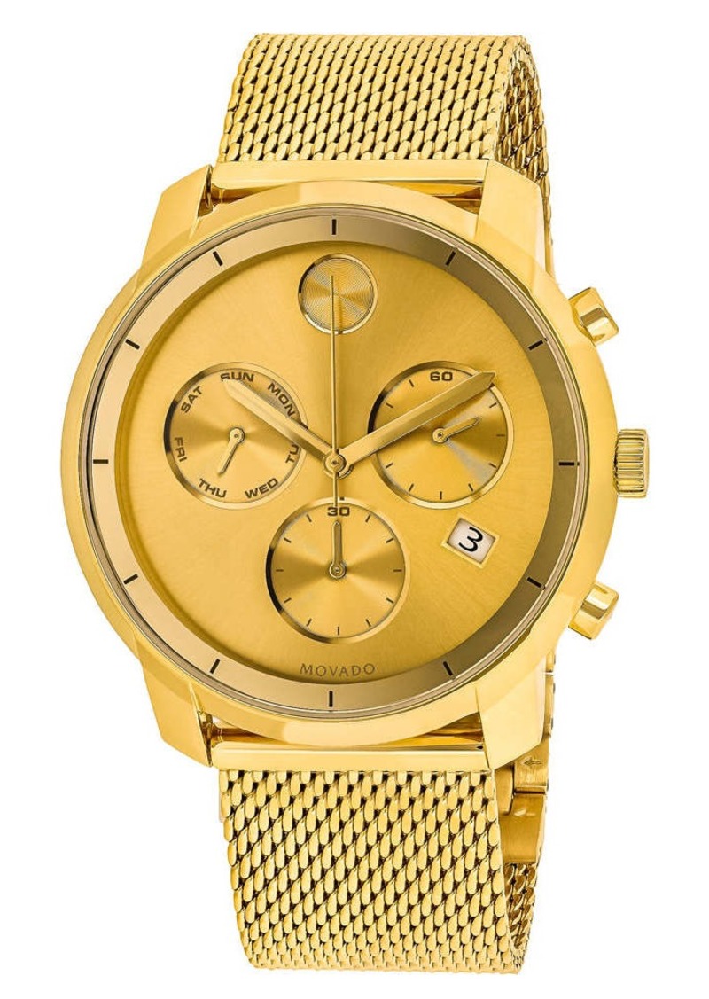Movado Men's Gold dial Watch