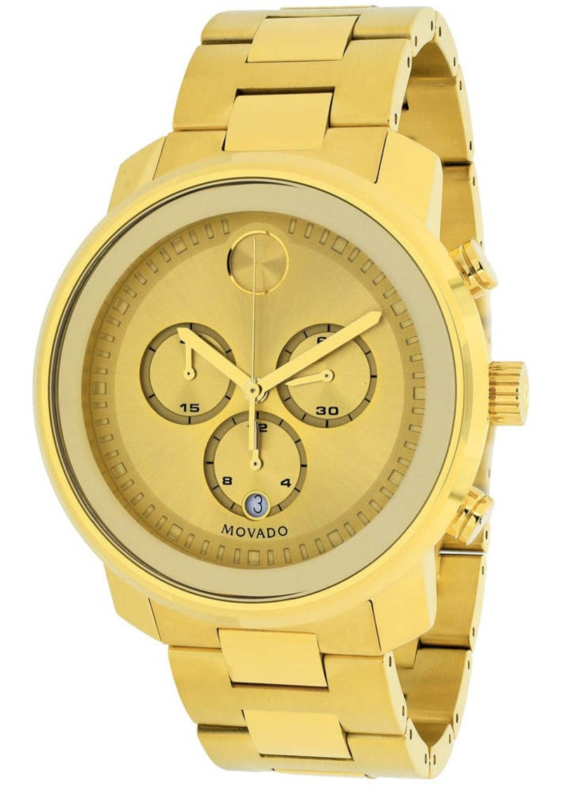 Movado Men's Gold tone dial Watch