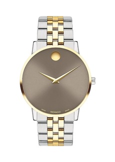 Movado Museum Classic Two Tone Watch, 40mm