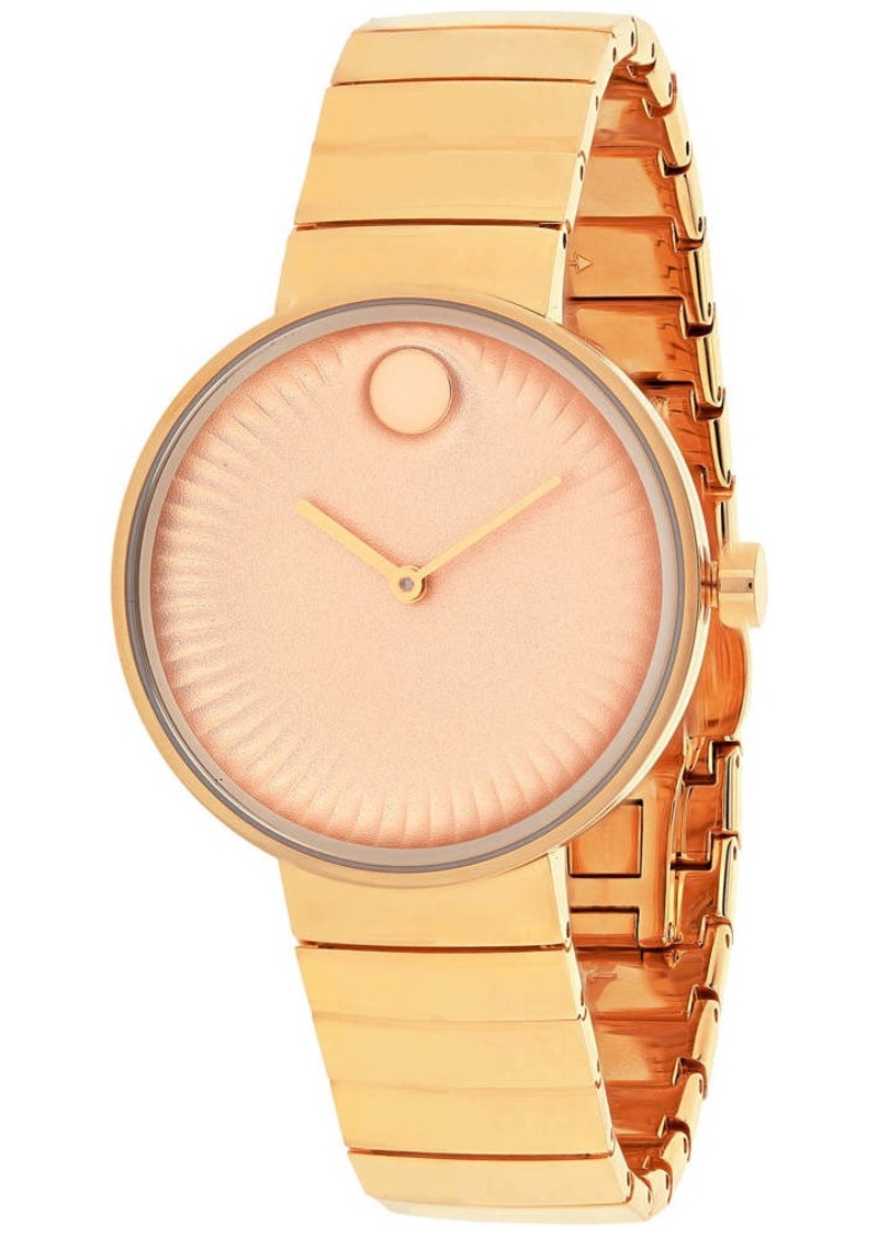 Movado Women's Rose gold dial Watch