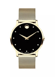 Movado Museum Classic Goldtone Stainless Steel Bracelet Watch