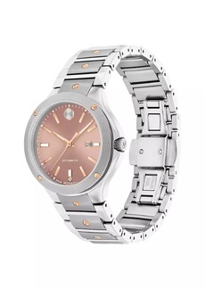 Movado SE Automatic Steel & 0.01 TCW Diamond Bracelet Watch