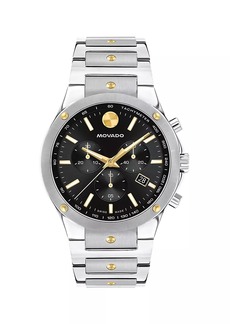 Movado Se Stainless Steel Bracelet Watch/42MM