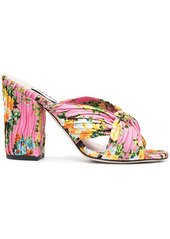 MSGM 100mm floral-print sandals